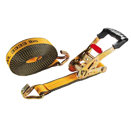 Cat Heavy Duty Ratchet Tie Down with Double J-Hook - 27' x 2" (3300/10000) 980068N